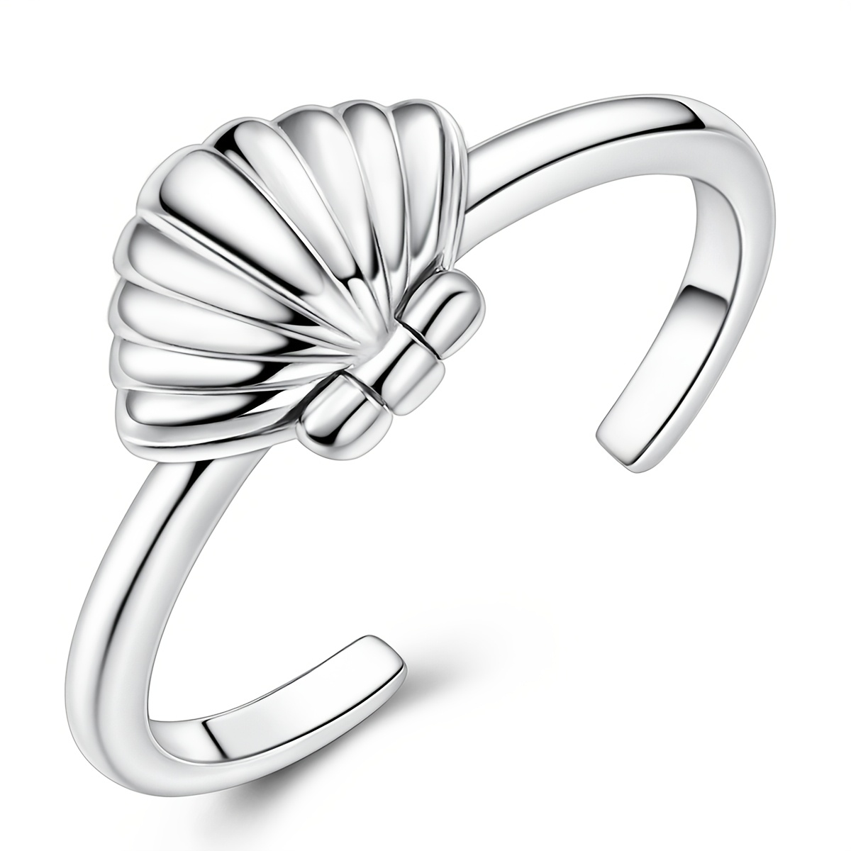 Silvery Color Adjustable Women’s Ring, Elegant Gift